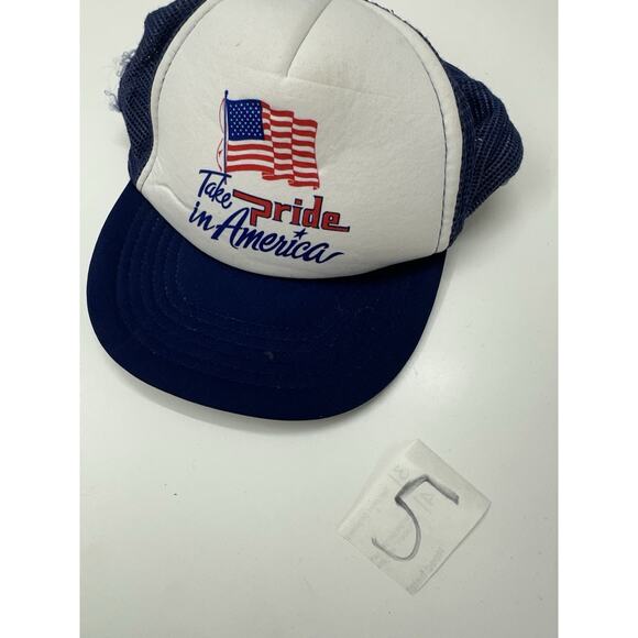 J Hats Snapback Hat Take Pride in American Trucker Mesh Adjustable Cap - Picture 9 of 9